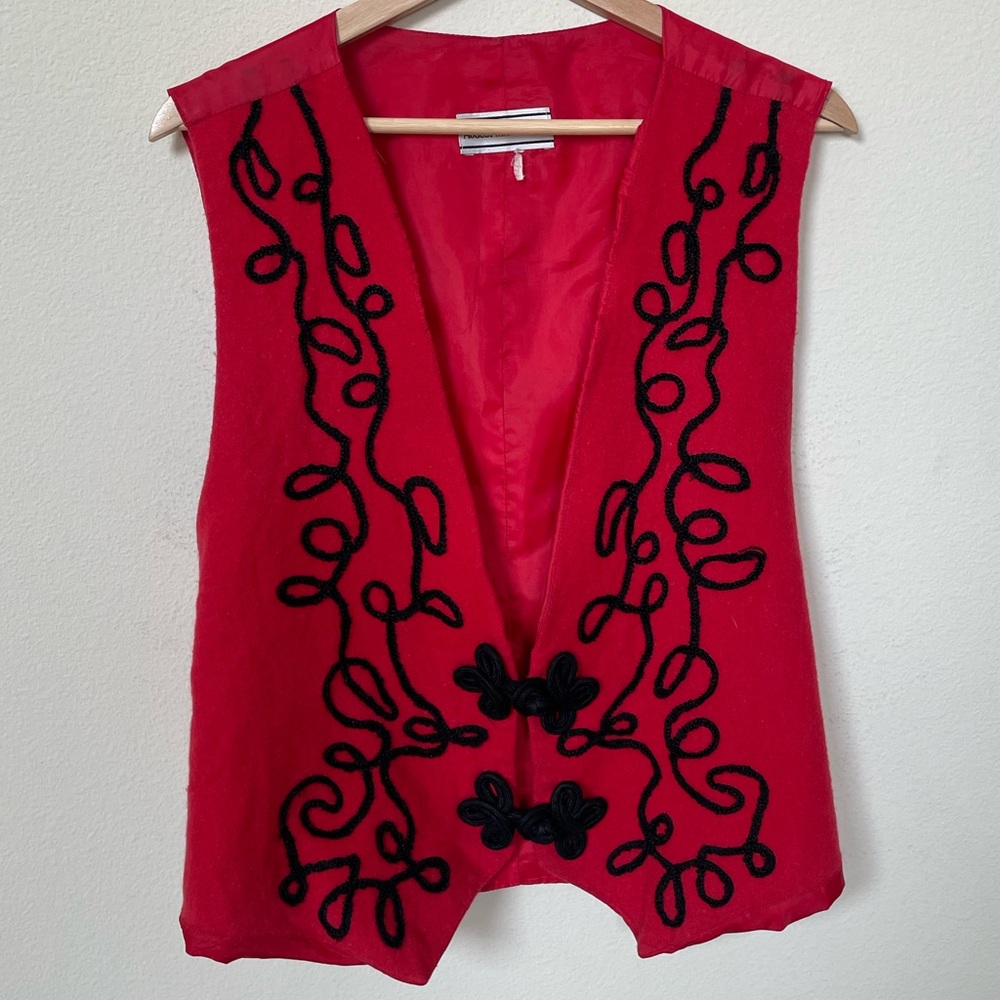 Vintage August Max Woman Wool Vest